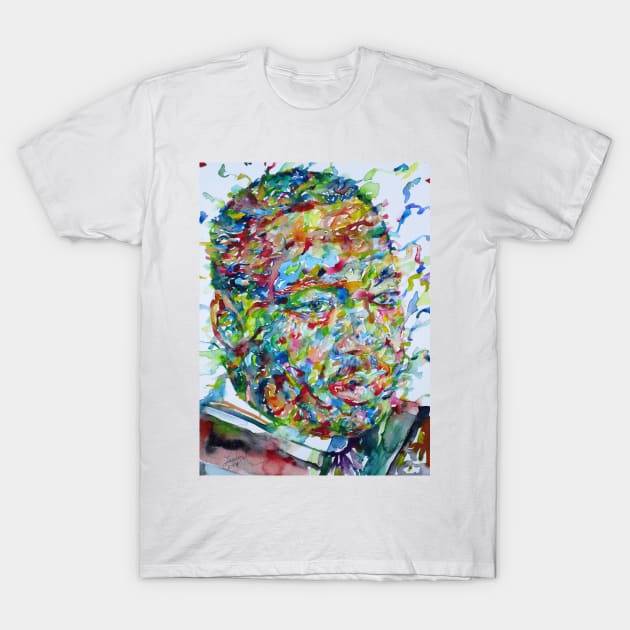 MARTIN LUTHER KING Jr. - watercolor portrait .1 T-Shirt by lautir